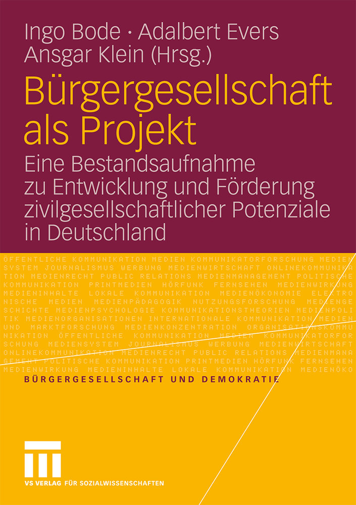 Bürgergesellschaft als Projekt