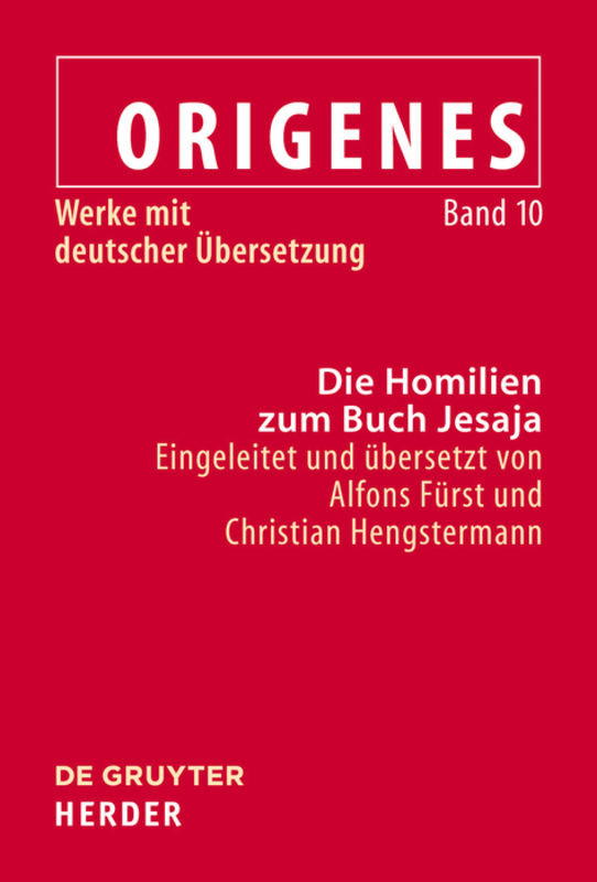 Die Homilien zum Buch Jesaja