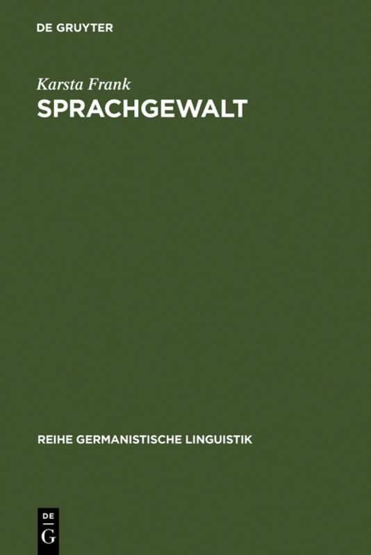 Sprachgewalt: Die sprachliche Reproduktion der Geschlechterhierarchie