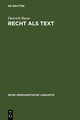 Recht als Text