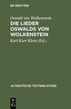 Die Lieder Oswalds von Wolkenstein