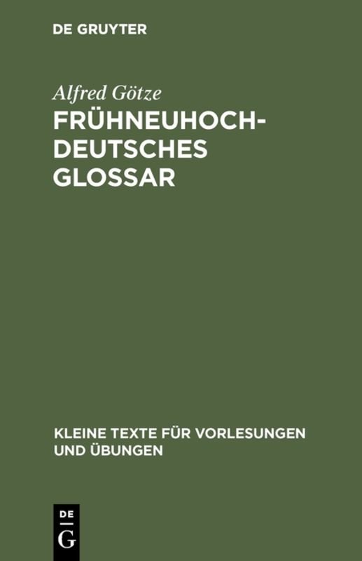 Frühneuhochdeutsches Glossar