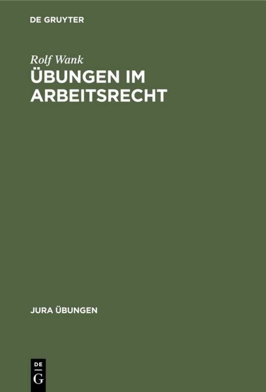 Übungen im Arbeitsrecht