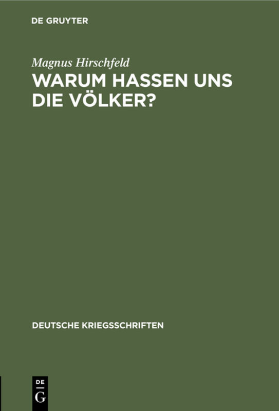 Warum hassen uns die Völker?