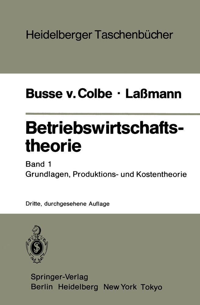 Betriebswirtschaftstheorie