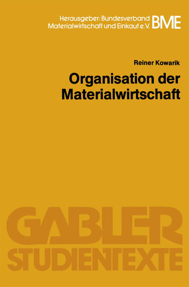 Organisation der Materialwirtschaft