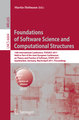 Foundations of Software Science and Computational Structures