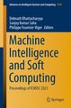 Machine Intelligence and Soft Computing