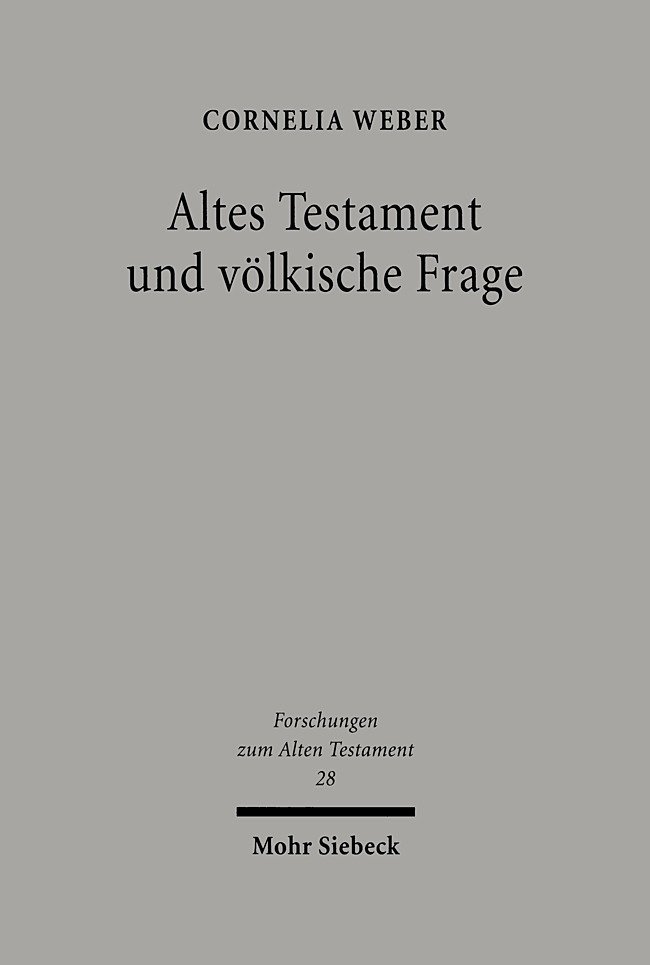 Altes Testament und völkische Frage