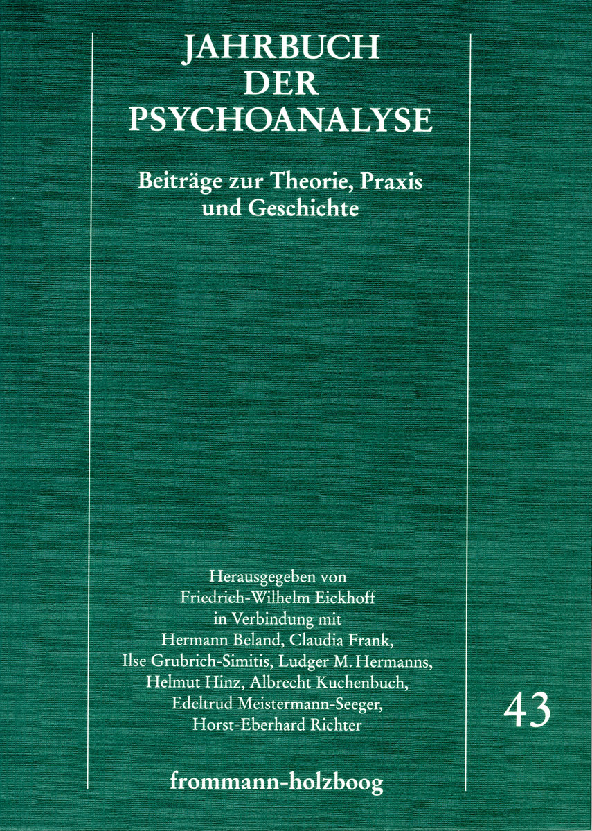 Jahrbuch der Psychoanalyse / Band 43