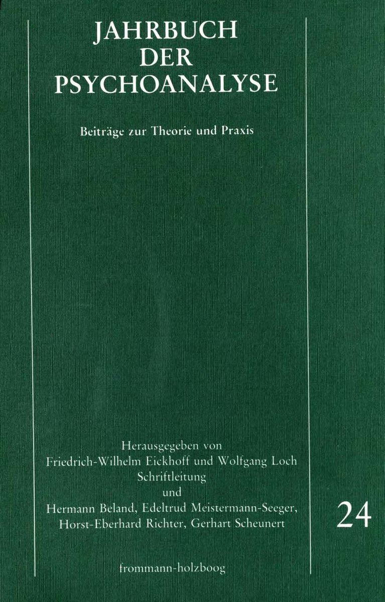 Jahrbuch der Psychoanalyse / Band 24