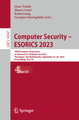 Computer Security - ESORICS 2023