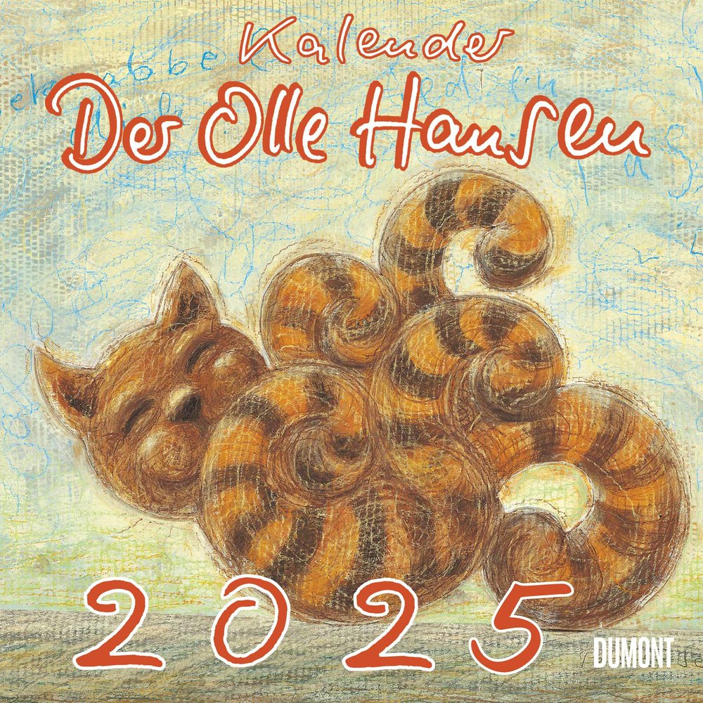 DUMONT - Der Olle Hansen 2025 Broschürenkalender, 30x30cm, Wandkalender mit Gedichten und deutschem Kalendarium, von Pit