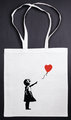 Umhängetasche Banksy Girl with Balloon