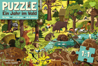 Ein Jahr im Wald - Frühling - Puzzle