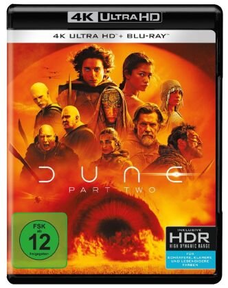 Dune: Part Two, 1 4K UHD-Blu-ray + 1 Blu-ray