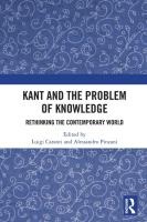 Kant and the Problem of Knowledge