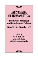 Medievalia Et Humanistica, No. 49