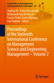 Proceedings of the Sixteenth International Conference on Management Science and Engineering Management - Volume 2