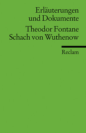 Theodor Fontane 'Schach von Wuthenow'