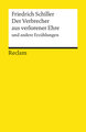 Der Verbrecher aus verlorener Ehre und andere Erzählungen. Textausgabe mit Anmerkungen/Worterklärungen und Nachwort