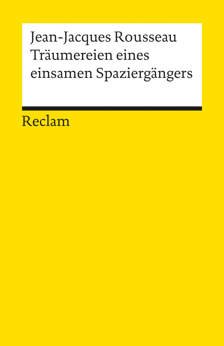 Träumereien eines einsamen Spaziergängers