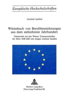 Wörterbuch von Berufsbezeichnungen aus dem siebzehnten Jahrhundert