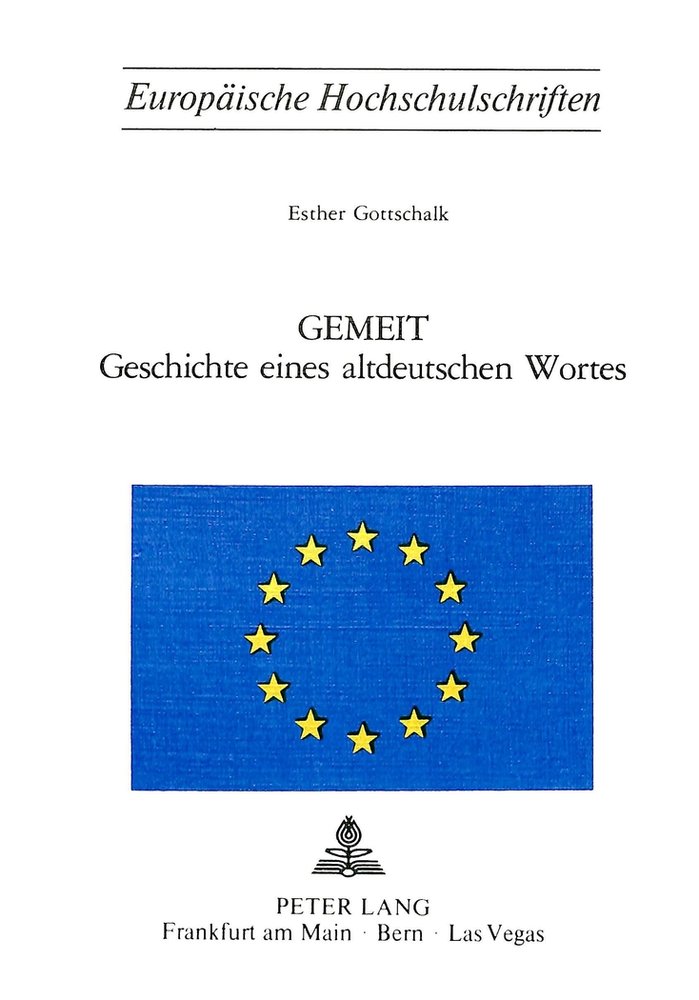 Gemeit- Geschichte eines altdeutschen Wortes