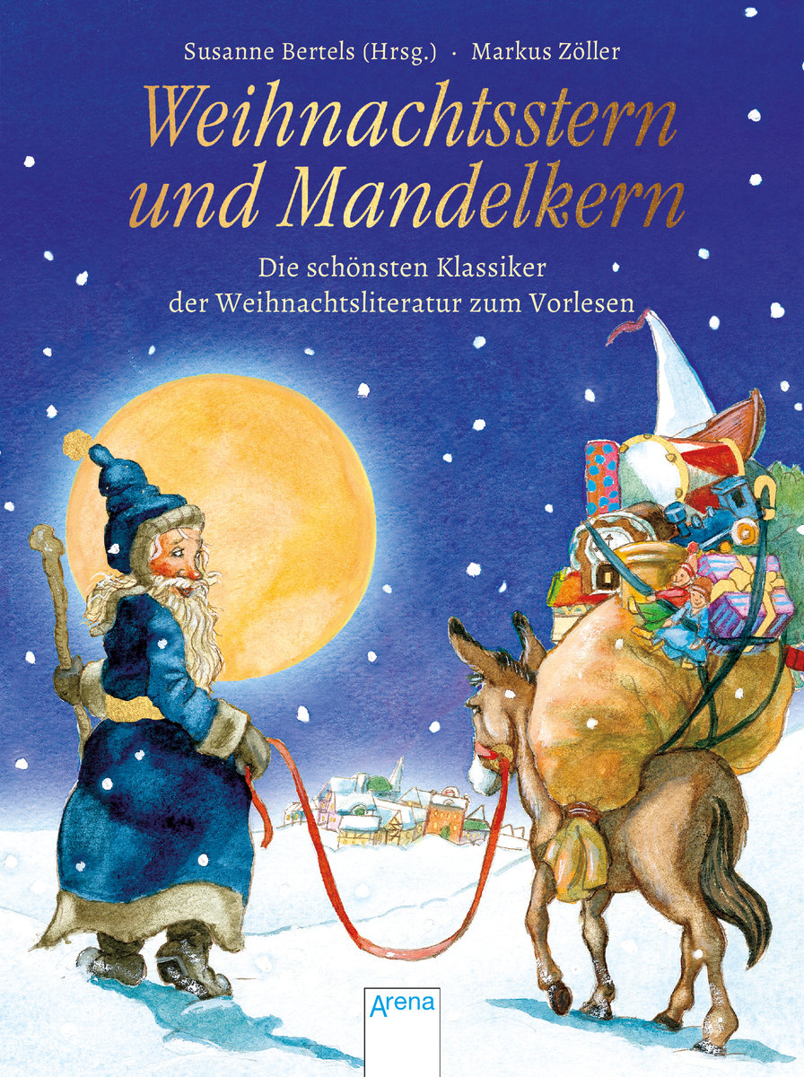 Weihnachtsstern und Mandelkern