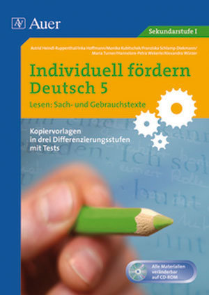 Individuell fördern 5 Lesen: Sachtexte, m. 1 CD-ROM - Individuell fördern Deutsch