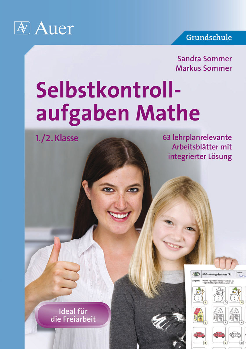 Selbstkontrollaufgaben Mathe 1./2. Klasse