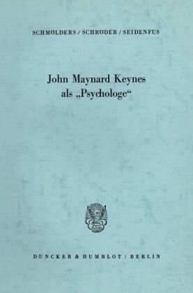 John Maynard Keynes als ¯Psychologe®.