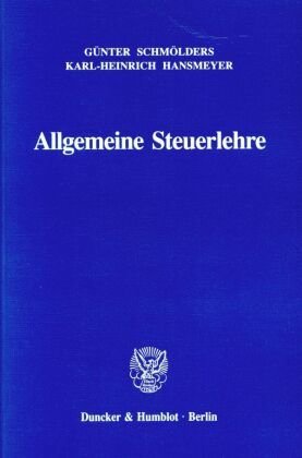 Allgemeine Steuerlehre.