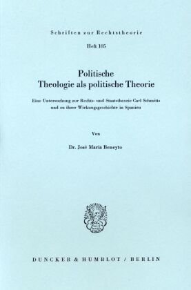 Politische Theologie als politische Theorie.