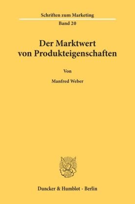 Der Marktwert von Produkteigenschaften.