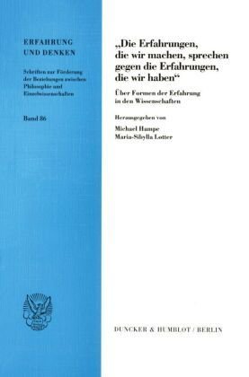 ¯Die Erfahrungen, die wir machen, sprechen gegen die Erfahrungen, die wir haben®.