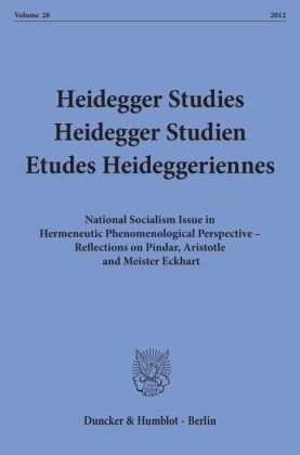 Heidegger Studies / Heidegger Studien / Etudes Heideggeriennes.