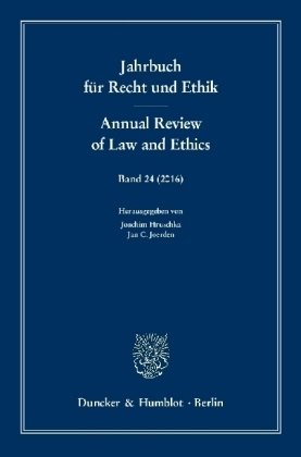 Themenschwerpunkt: Neue Entwicklungen in Medizinrecht und -ethik / New Developments in Medical Law and Ethics - Jahrbuch für Recht und Ethik. Annual Review of Law and Ethics