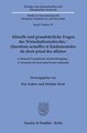 Aktuelle und grundsätzliche Fragen des Wirtschaftsstrafrechts / Questions actuelles et fondamentales du droit pénal des