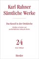 Karl Rahner Sämtliche Werke - Sämtliche Werke Tl.1