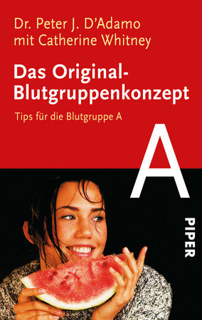 Das Original-Blutgruppenkonzept. Tips für die Blutgruppe A