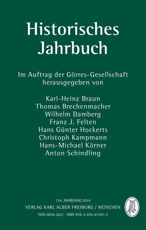 Historisches Jahrbuch Jg.134