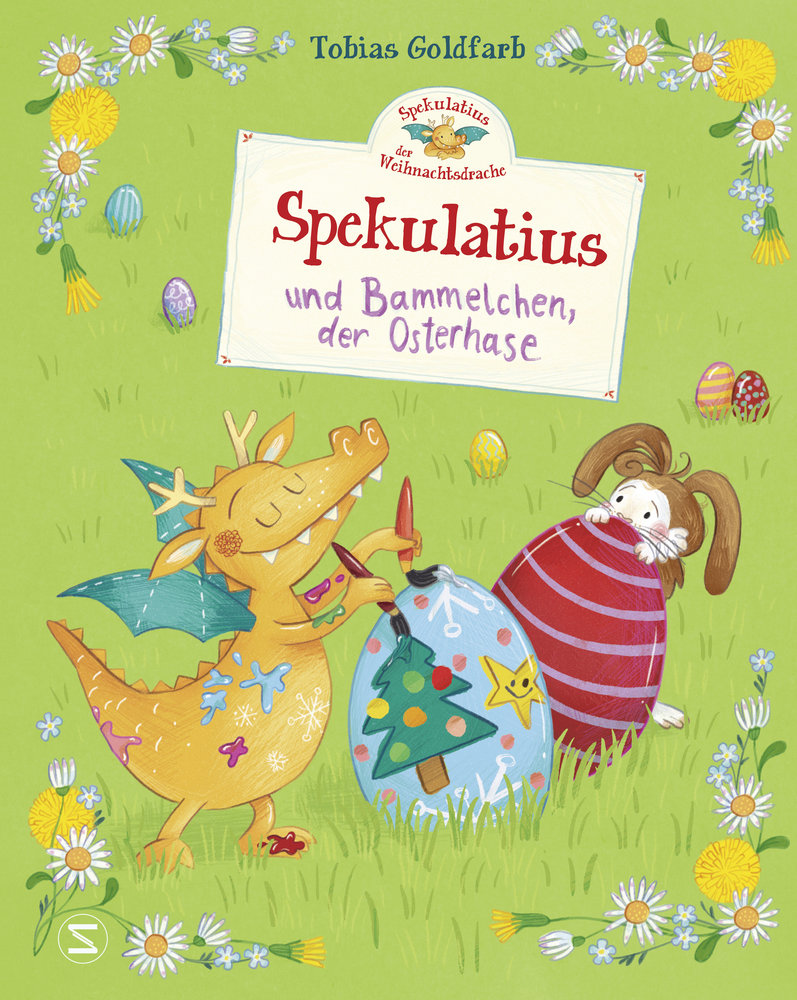 Spekulatius, der Weihnachtsdrache. Spekulatius und Bammelchen, der Osterhase