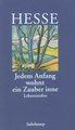 'Jedem Anfang wohnt ein Zauber inne'