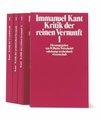 Kritik der reinen Vernunft 1, Kritik der reinen Vernunft 2; Kritik der praktischen Vernunft, Grundlegung zur Metaphysik