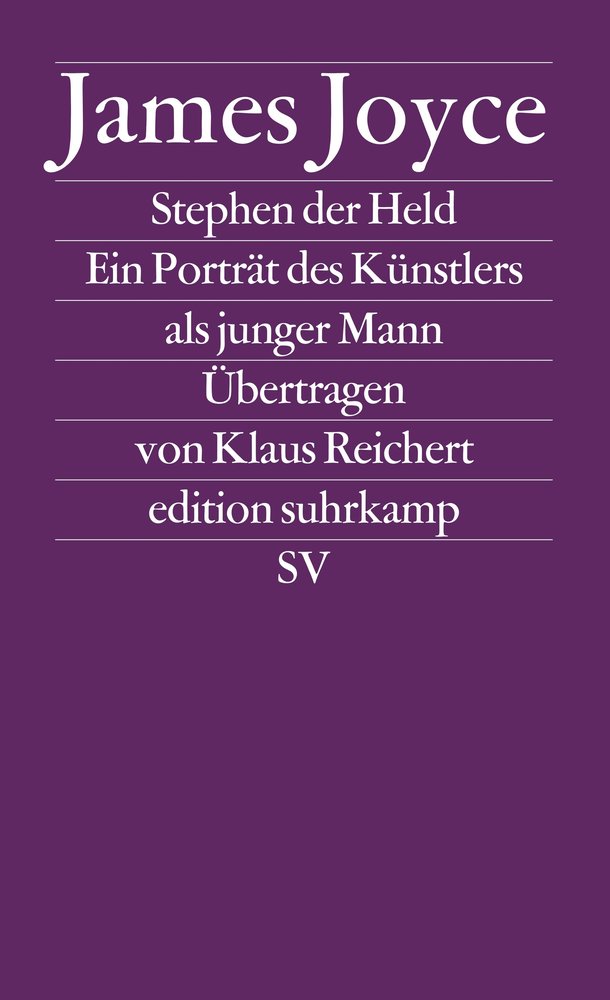 Werkausgabe in sechs Bänden in der edition suhrkamp. Ein Porträt des Künstlers als junger Mann\