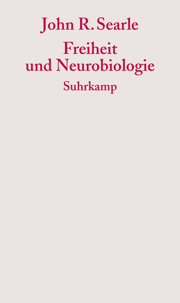 Freiheit und Neurobiologie. Liberté et neurobiologie\