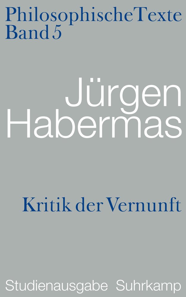 Kritik der Vernunft - Philosophische Texte, Studienausgabe, 5 Bde.