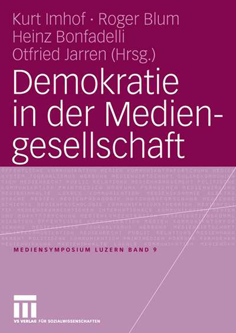 Demokratie in der Mediengesellschaft