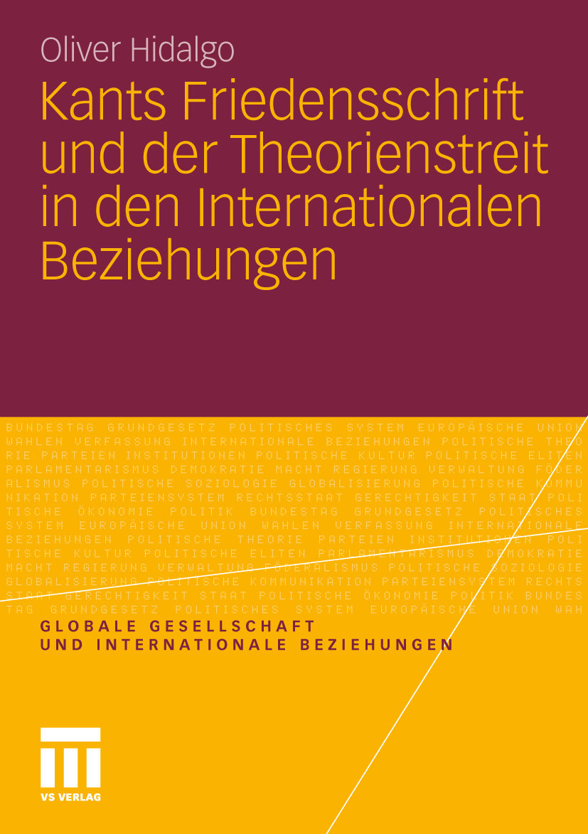 Kants Friedensschrift und der Theorienstreit in den Internationalen Beziehungen